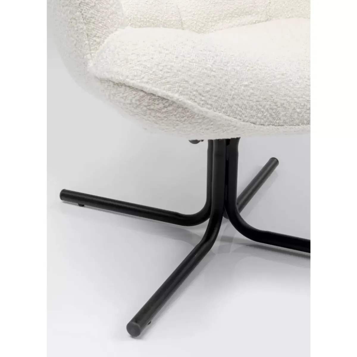 Outlet Drehsessel Oscar Boucle Creme Sessel