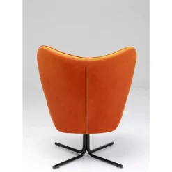 Online Drehsessel Oscar Velvet Orange Sessel