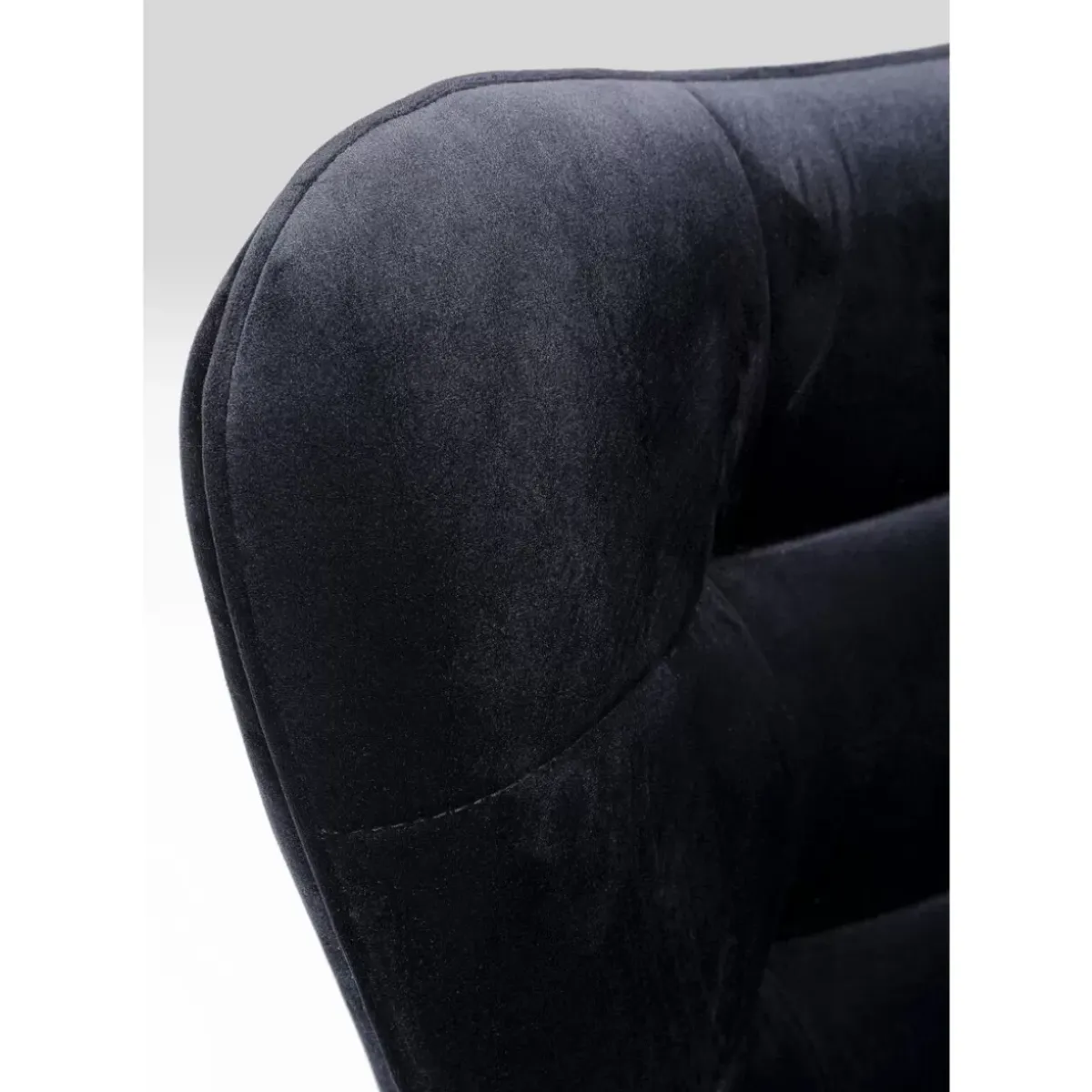 Online Drehsessel Oscar Velvet Schwarz Sessel