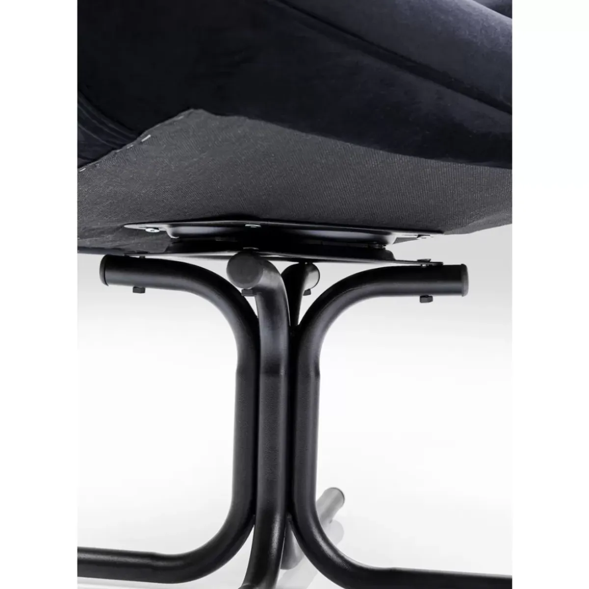 Online Drehsessel Oscar Velvet Schwarz Sessel