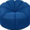 Online Drehsessel Peppo Lounge Blau Sessel