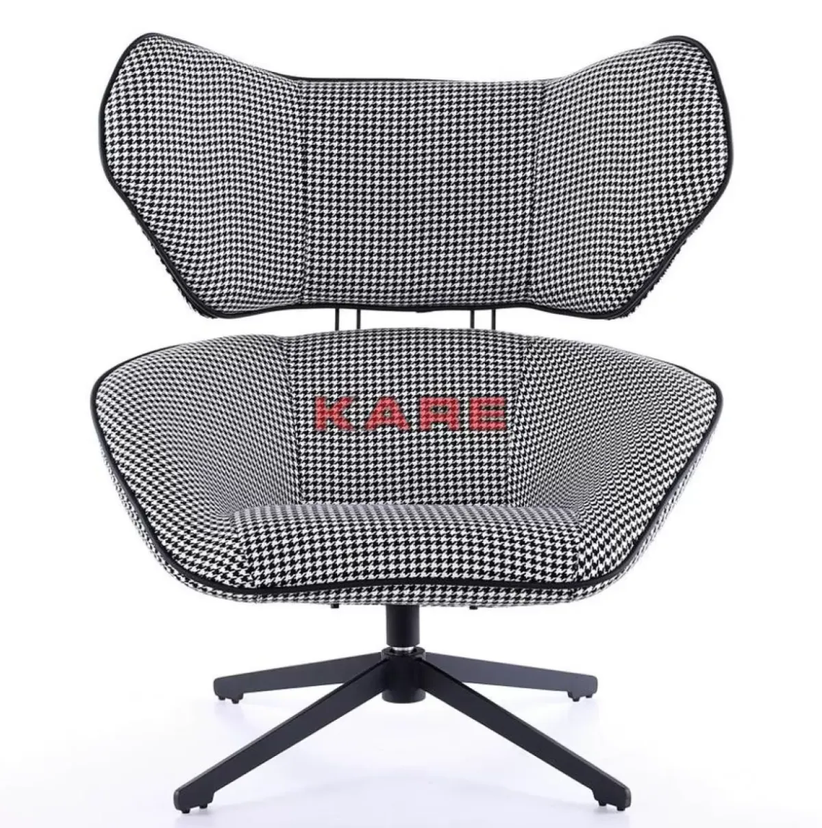 Clearance Drehsessel Toledo Schwarz Weiss Sessel