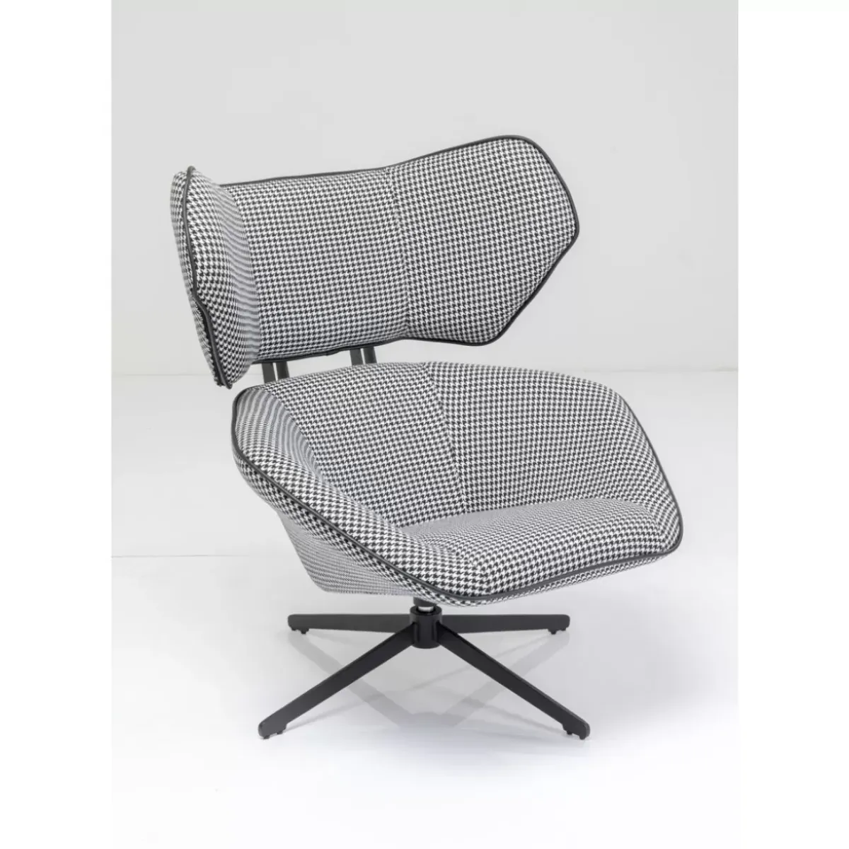 Clearance Drehsessel Toledo Schwarz Weiss Sessel