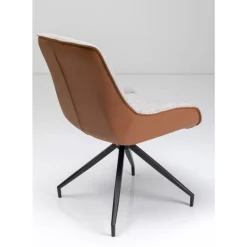 Drehstuhl Lori Grau Braun Stühle