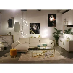 Clearance Ecksofa Amalfi Links Creme 275Cm Sofas & Couches