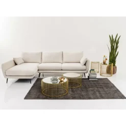 Clearance Ecksofa Amalfi Links Creme 275Cm Sofas & Couches