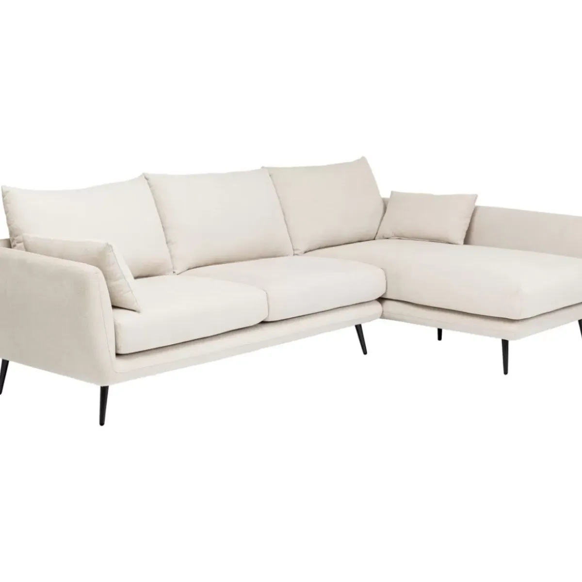 Outlet Ecksofa Amalfi Rechts Creme 275Cm Sofas & Couches