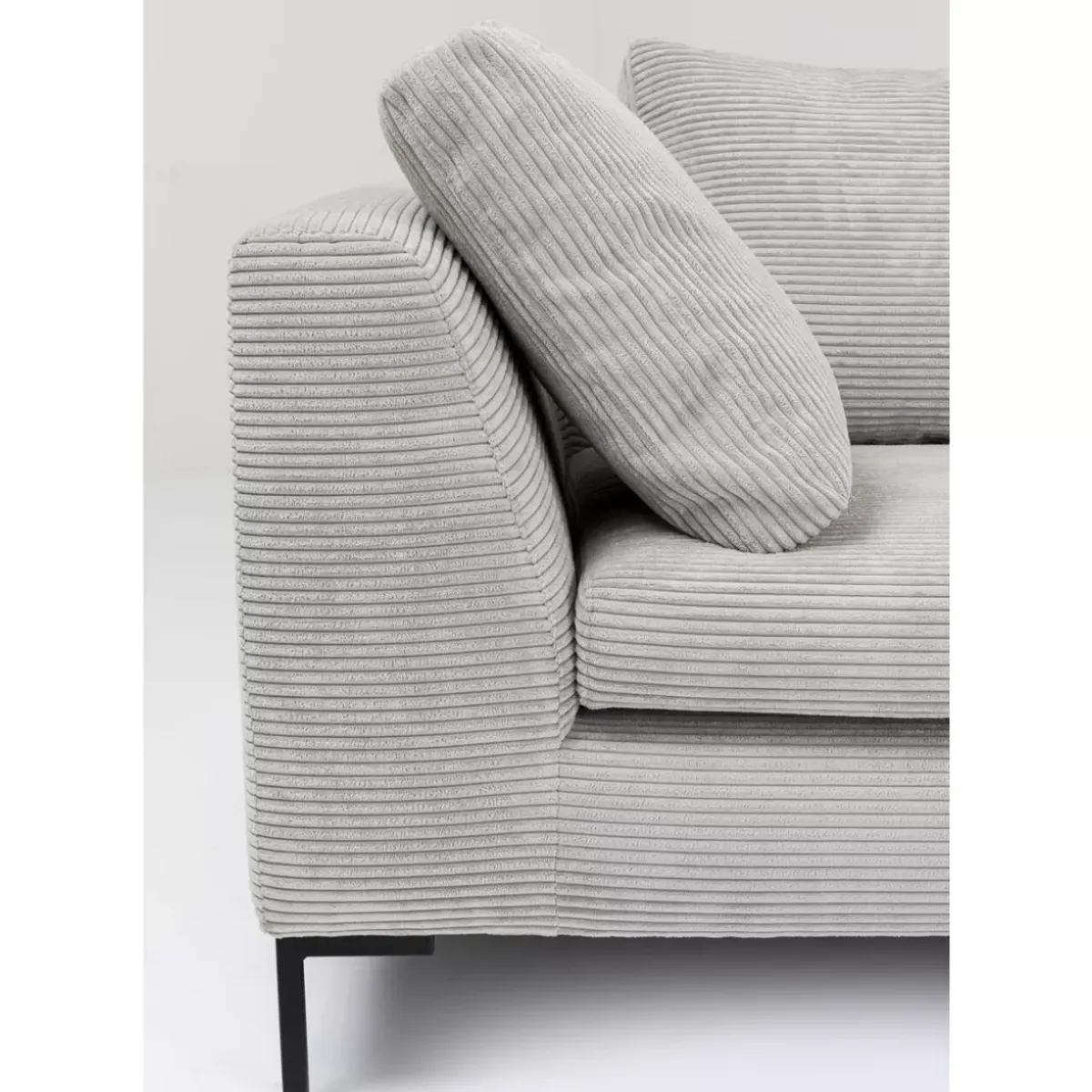New Ecksofa Gianni Cord Grau Rechts Sofas & Couches