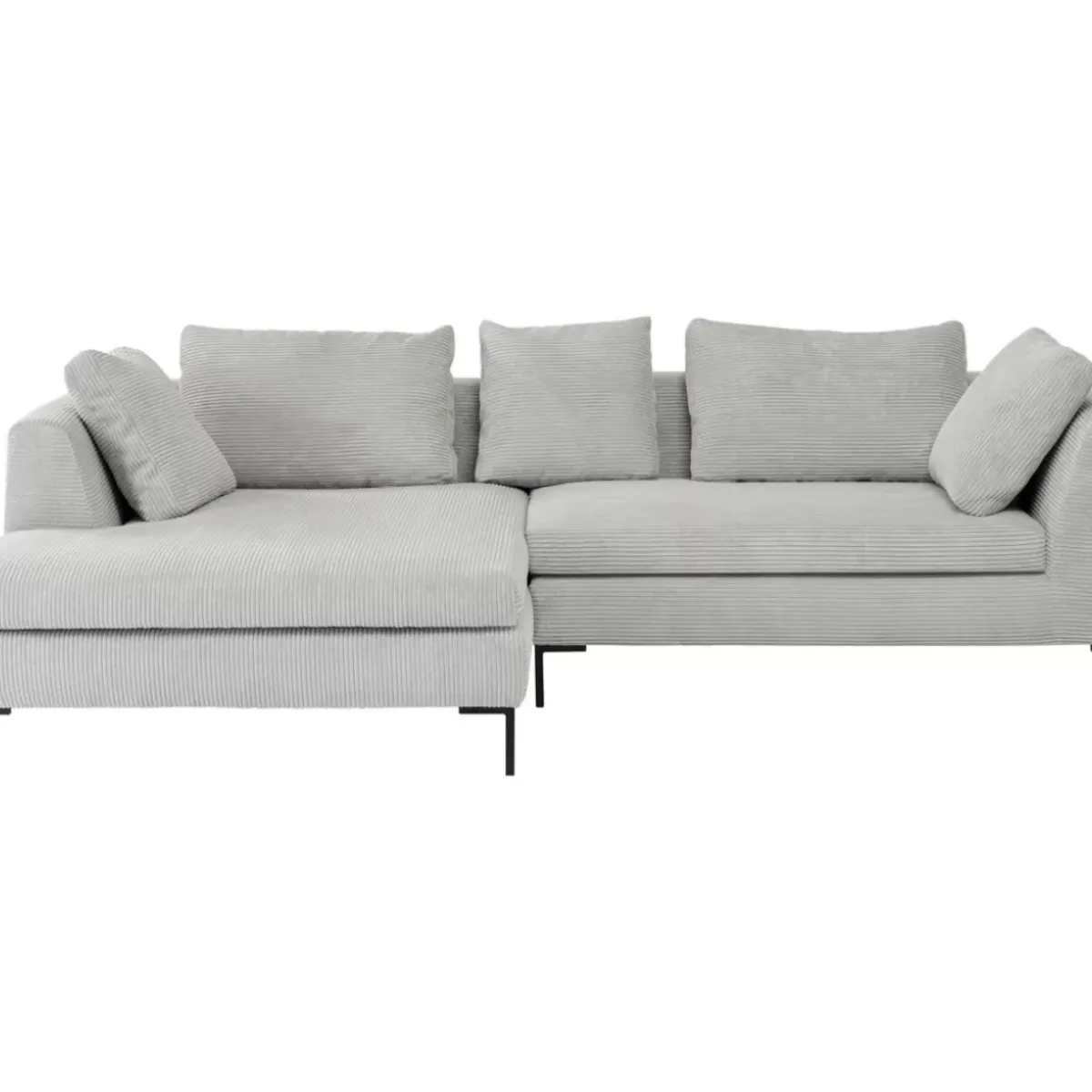 Ecksofa Gianni Cord Grau Links Sofas & Couches