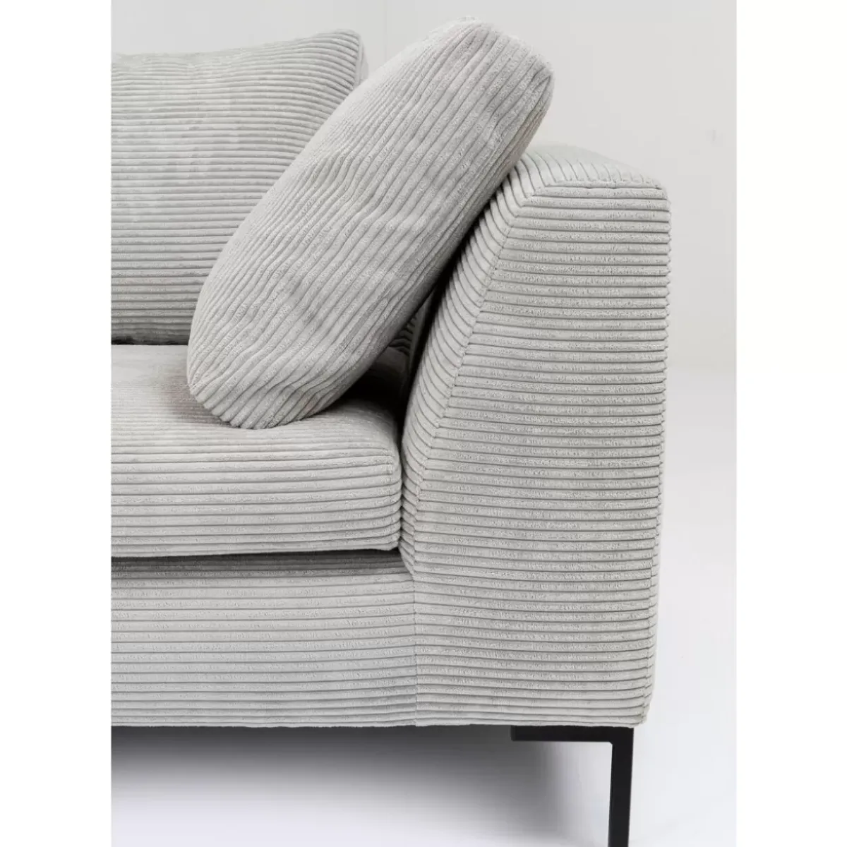 Ecksofa Gianni Cord Grau Links Sofas & Couches