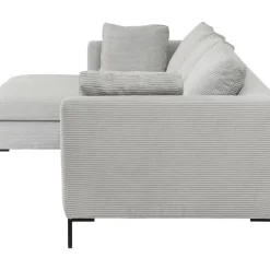 Ecksofa Gianni Cord Grau Links Sofas & Couches