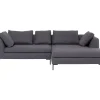 Outlet Ecksofa Gianni Dolce Dunkelgrau Rechts Sofas & Couches