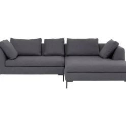 Outlet Ecksofa Gianni Dolce Dunkelgrau Rechts Sofas & Couches
