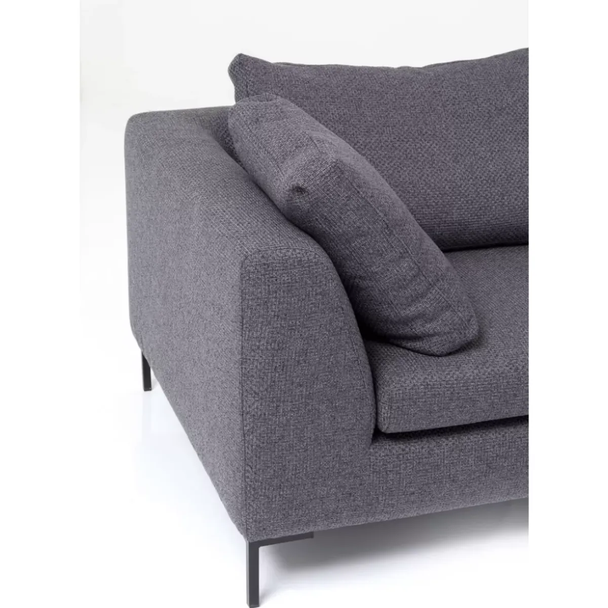 Outlet Ecksofa Gianni Dolce Dunkelgrau Rechts Sofas & Couches