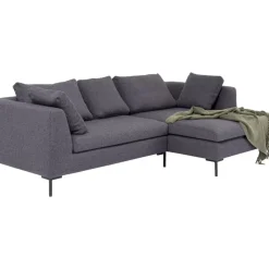 Outlet Ecksofa Gianni Dolce Dunkelgrau Rechts Sofas & Couches