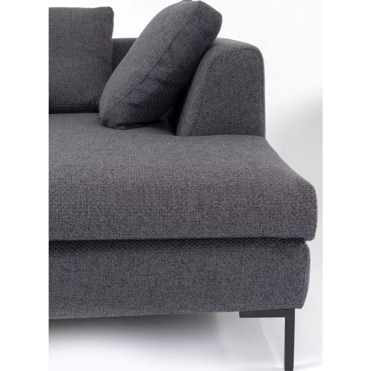 Outlet Ecksofa Gianni Dolce Dunkelgrau Rechts Sofas & Couches
