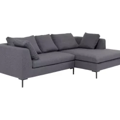 Outlet Ecksofa Gianni Dolce Dunkelgrau Rechts Sofas & Couches