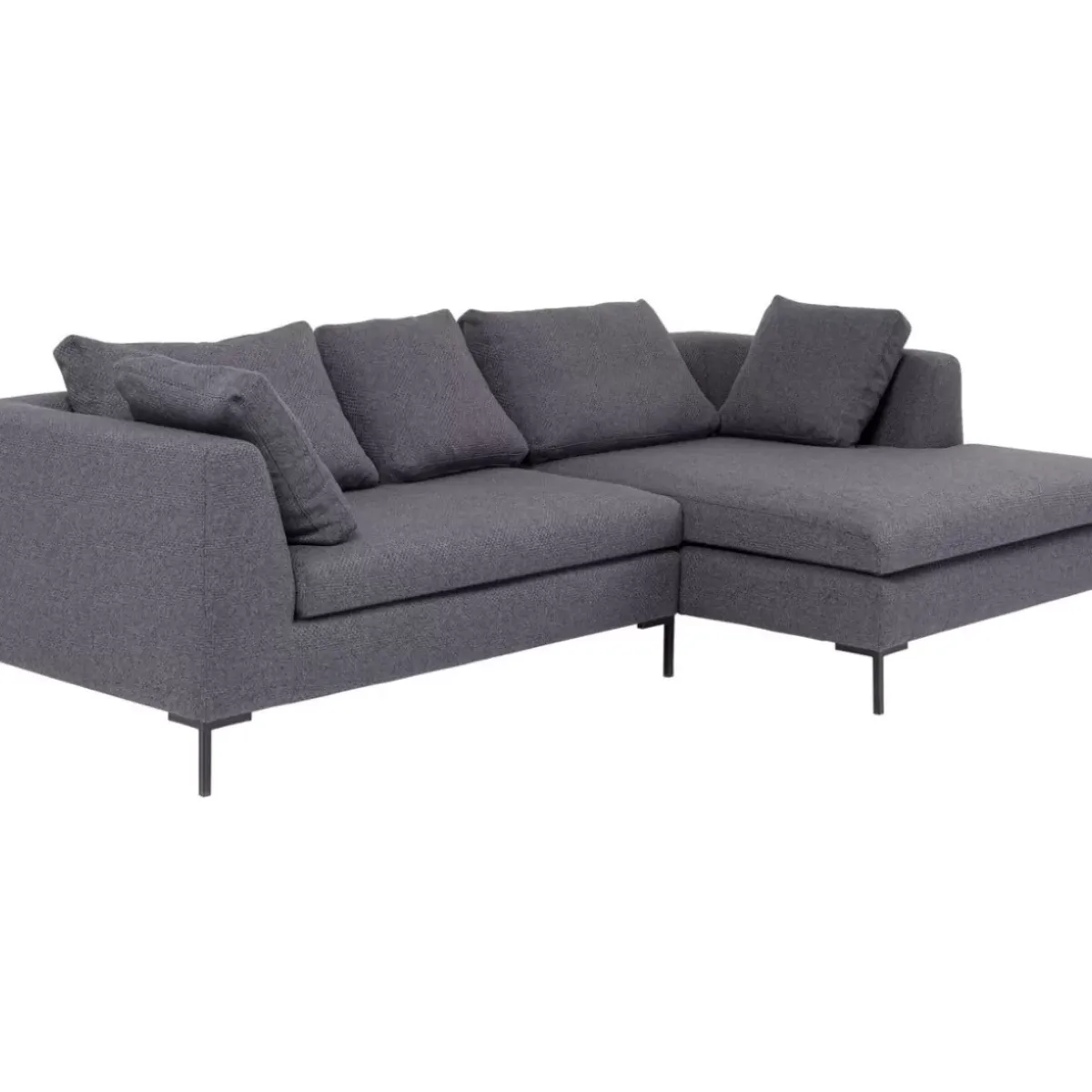 Outlet Ecksofa Gianni Dolce Dunkelgrau Rechts Sofas & Couches