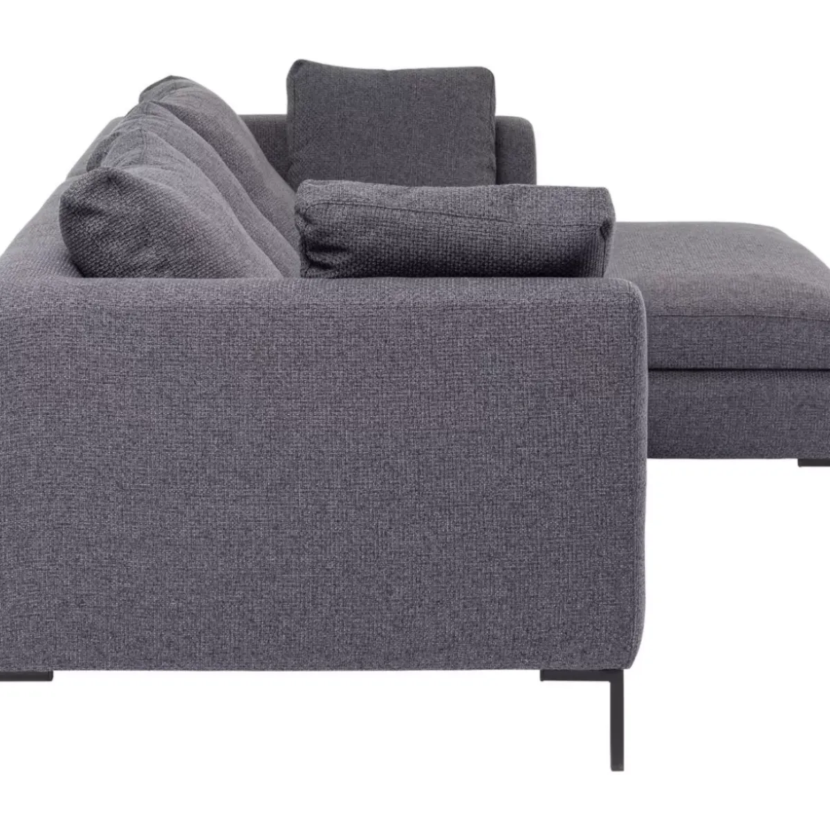 Outlet Ecksofa Gianni Dolce Dunkelgrau Rechts Sofas & Couches