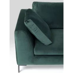 Discount Ecksofa Gianni Small Velvet Dunkelgrun Rechts Sofas & Couches