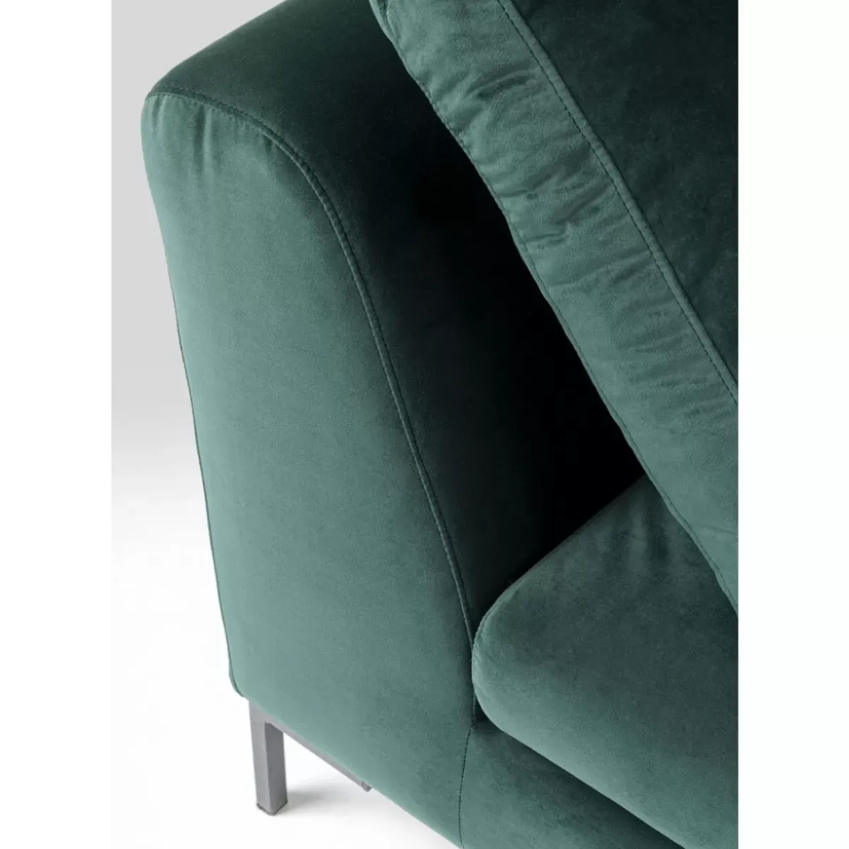 Discount Ecksofa Gianni Small Velvet Dunkelgrun Rechts Sofas & Couches