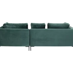 Discount Ecksofa Gianni Small Velvet Dunkelgrun Rechts Sofas & Couches