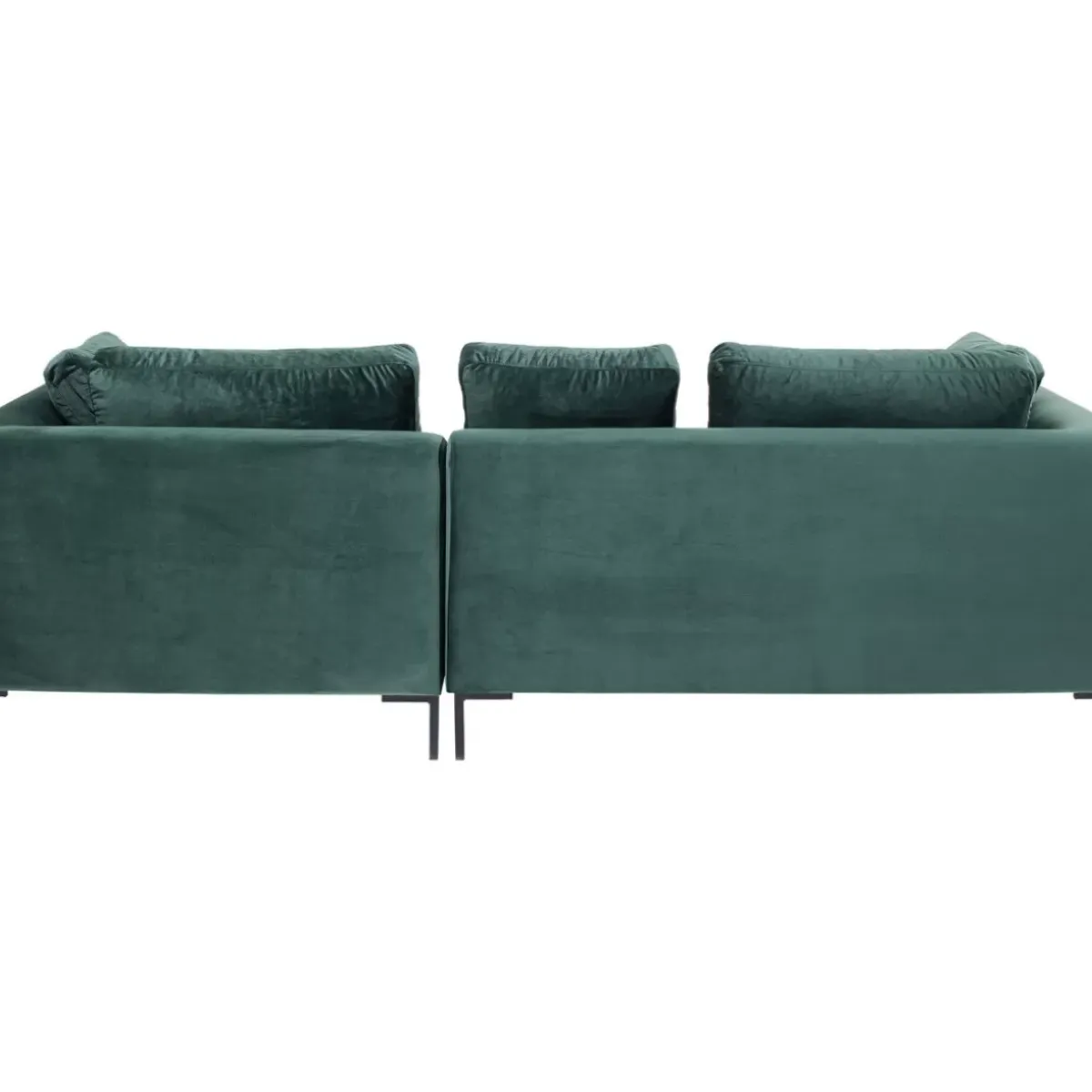 Discount Ecksofa Gianni Small Velvet Dunkelgrun Rechts Sofas & Couches