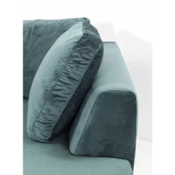 Discount Ecksofa Gianni Velvet Dunkelgrun Links Schwarz Sofas & Couches