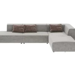 Outlet Ecksofa Infinity Atlanta Grau 357Cm Sofas & Couches