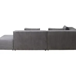 Clearance Ecksofa Infinity Ottomane Cord Grau Links Sofas & Couches
