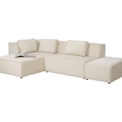 New Ecksofa Infinity Ottomane Cord Creme Links Sofas & Couches