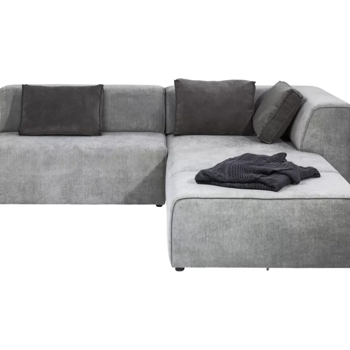 Clearance Ecksofa Infinity Ottomane Grau Rechts Sofas & Couches