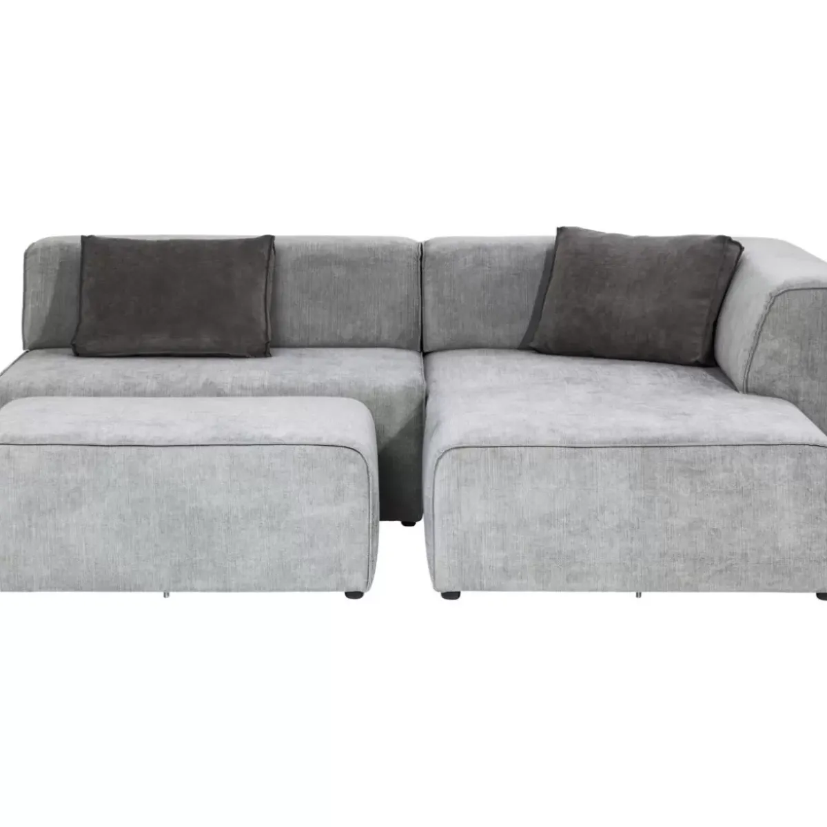 Clearance Ecksofa Infinity Ottomane Grau Rechts Sofas & Couches