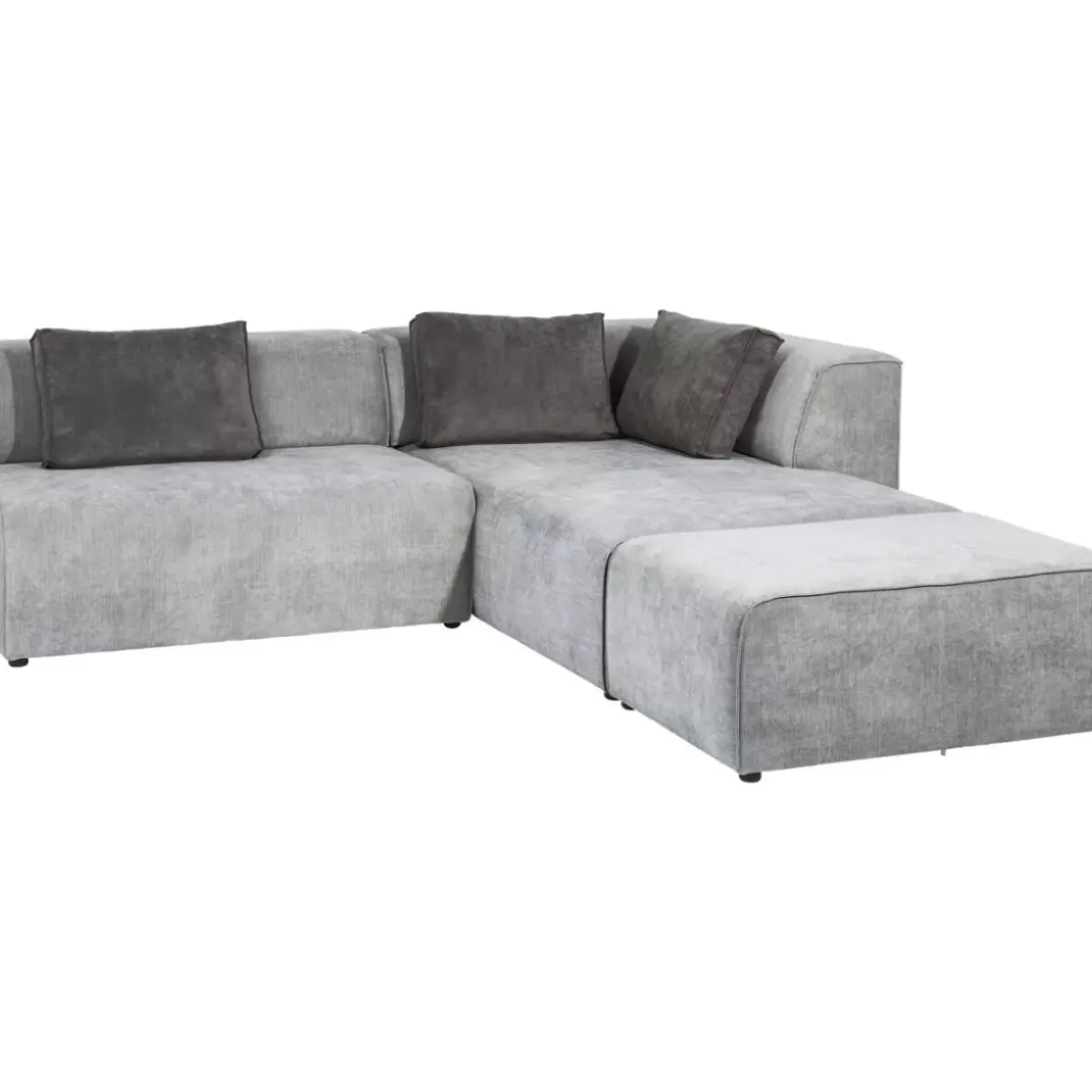 Clearance Ecksofa Infinity Ottomane Grau Rechts Sofas & Couches