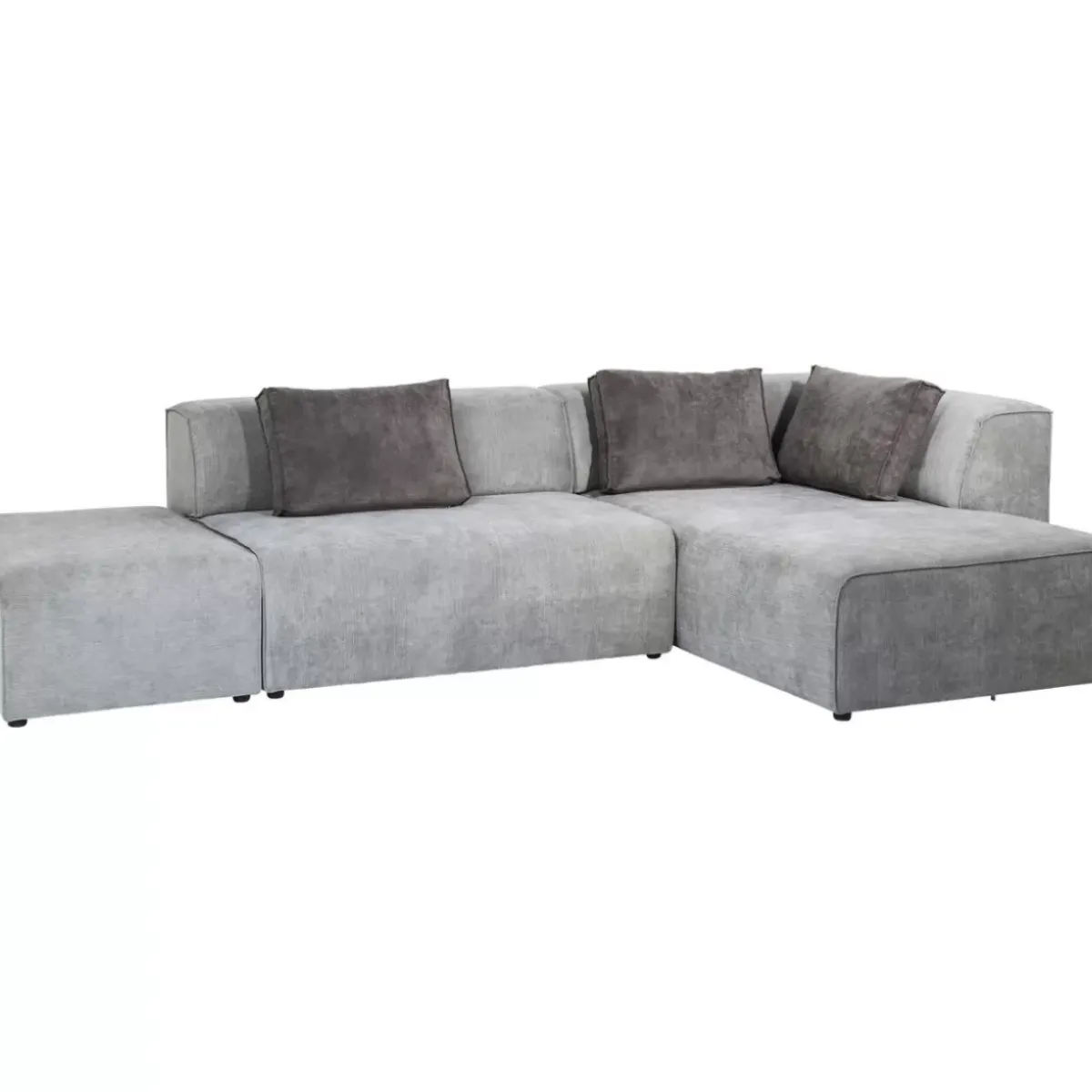 Clearance Ecksofa Infinity Ottomane Grau Rechts Sofas & Couches