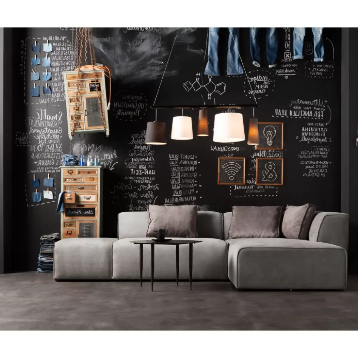 Clearance Ecksofa Infinity Ottomane Grau Rechts Sofas & Couches