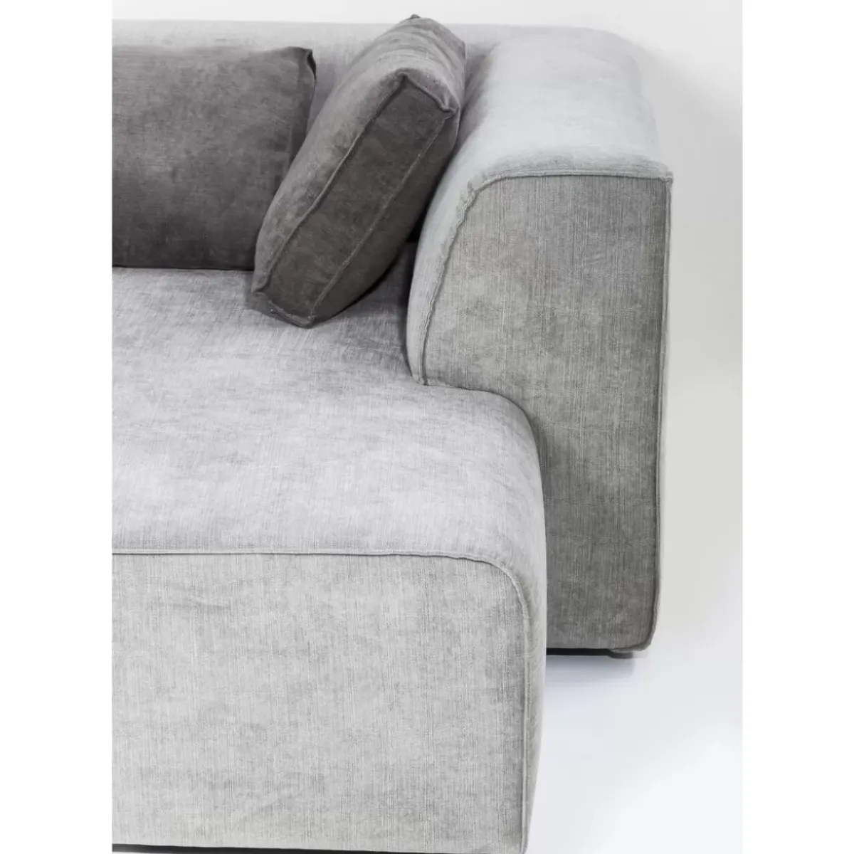 Clearance Ecksofa Infinity Ottomane Grau Rechts Sofas & Couches