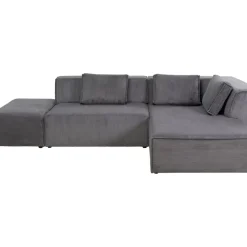 Outlet Ecksofa Infinity Ottomane Cord Grau Rechts Sofas & Couches