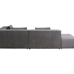 Outlet Ecksofa Infinity Ottomane Cord Grau Rechts Sofas & Couches