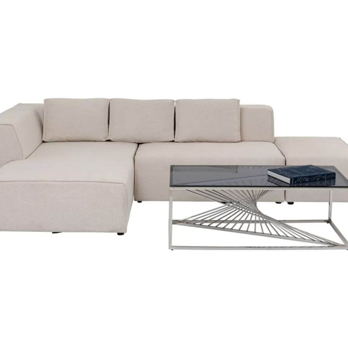 Clearance Ecksofa Infinity Ottomane Creme Links Sofas & Couches