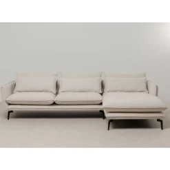 Clearance Ecksofa Monza Rechts Creme 296Cm Sofas & Couches