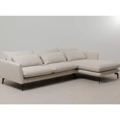 Clearance Ecksofa Monza Rechts Creme 296Cm Sofas & Couches