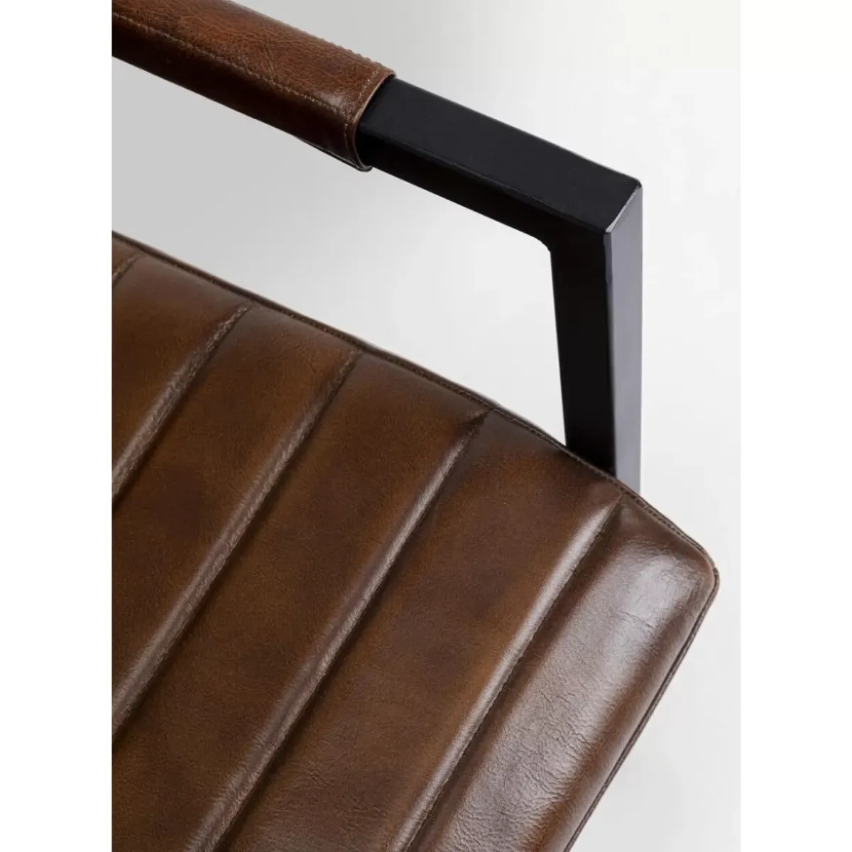 Freischwinger Lola Leder Braun Stühle