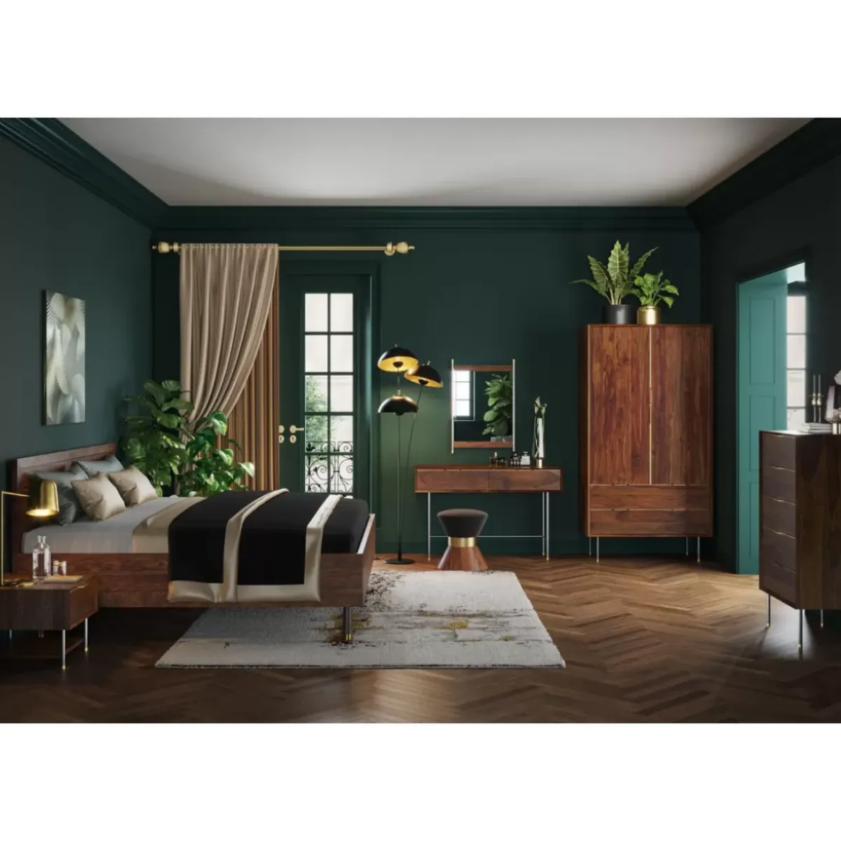 Online Garderobe Mit Spiegel Ravello 178X50 Kleinmöbel & Sonstiges
