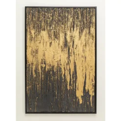 Discount Gerahmtes Bild Abstract Schwarz 80X120Cm Bilder