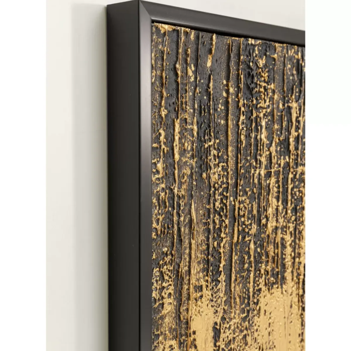 Discount Gerahmtes Bild Abstract Schwarz 80X120Cm Bilder