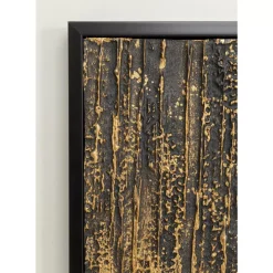 Discount Gerahmtes Bild Abstract Schwarz 80X120Cm Bilder