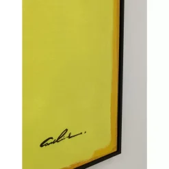 Discount Gerahmtes Bild Abstract Shapes Gelb 113X113Cm Bilder
