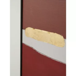 Hot Gerahmtes Bild Abstract Shapes Pink 73X143Cm Bilder