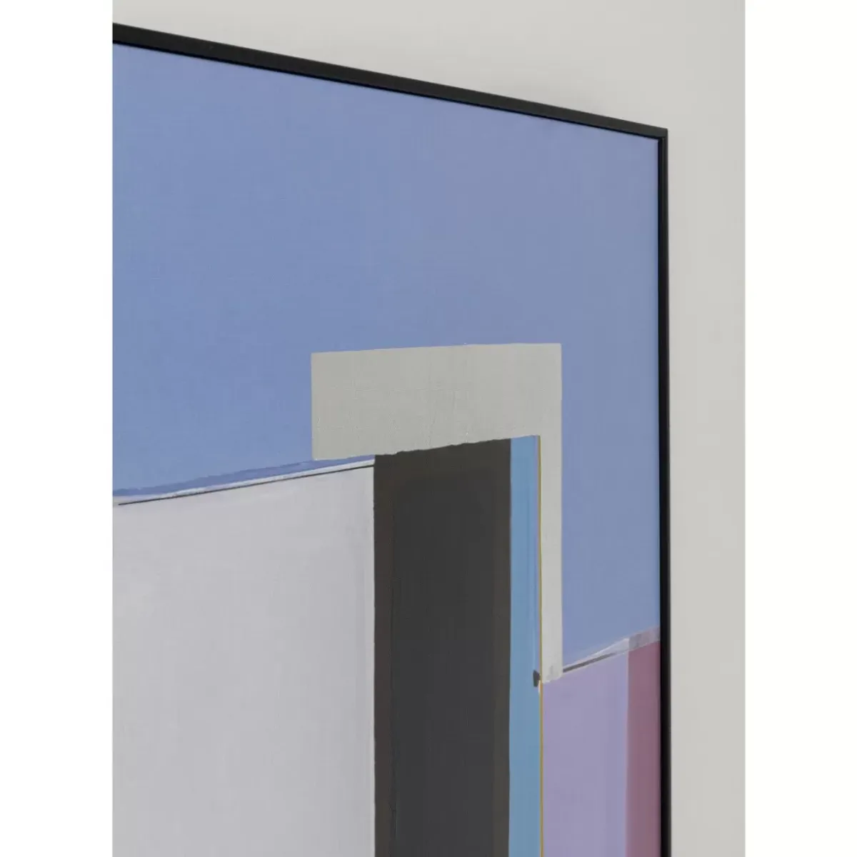 Gerahmtes Bild Abstract Shapes Lila 113X113Cm Bilder